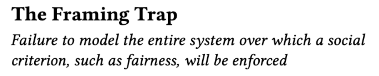 Fairness and Abstraction in Sociotechnical Systems